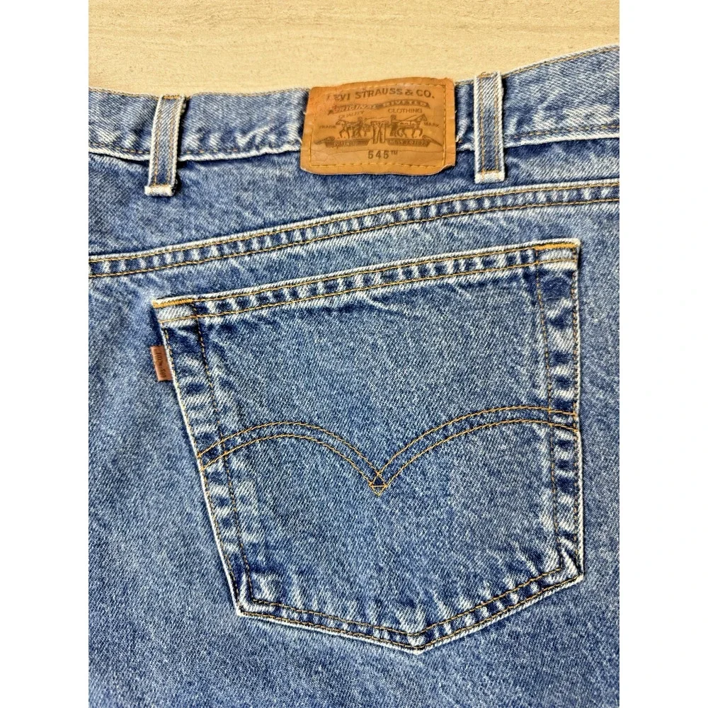 Levi's Vintage Men's 545‎ Orange Tab Loose Fit Jeans Size 46x30 Y2K 90s Hip Hop